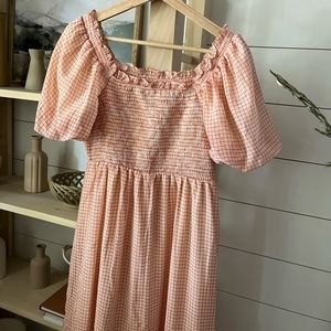 Lauren Conrad Plaid Midi Dress